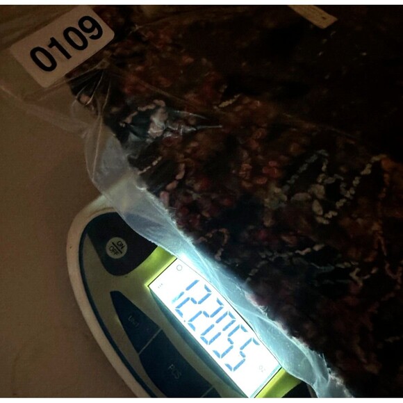 MADE IN HEAVEN Cardigan Women M Black Multi Boucle Open Sweater Knit Stretch Y2K - Picture 6 of 6